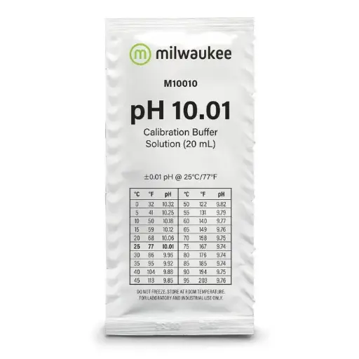 10.01 pH calibration solution, 25 pcs