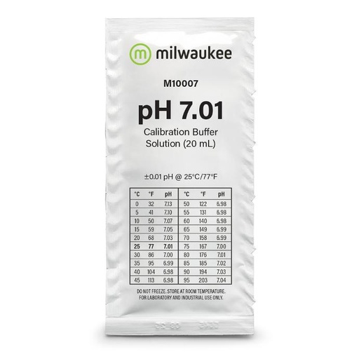 7.01 pH-kalibrointiliuos 25 kpl